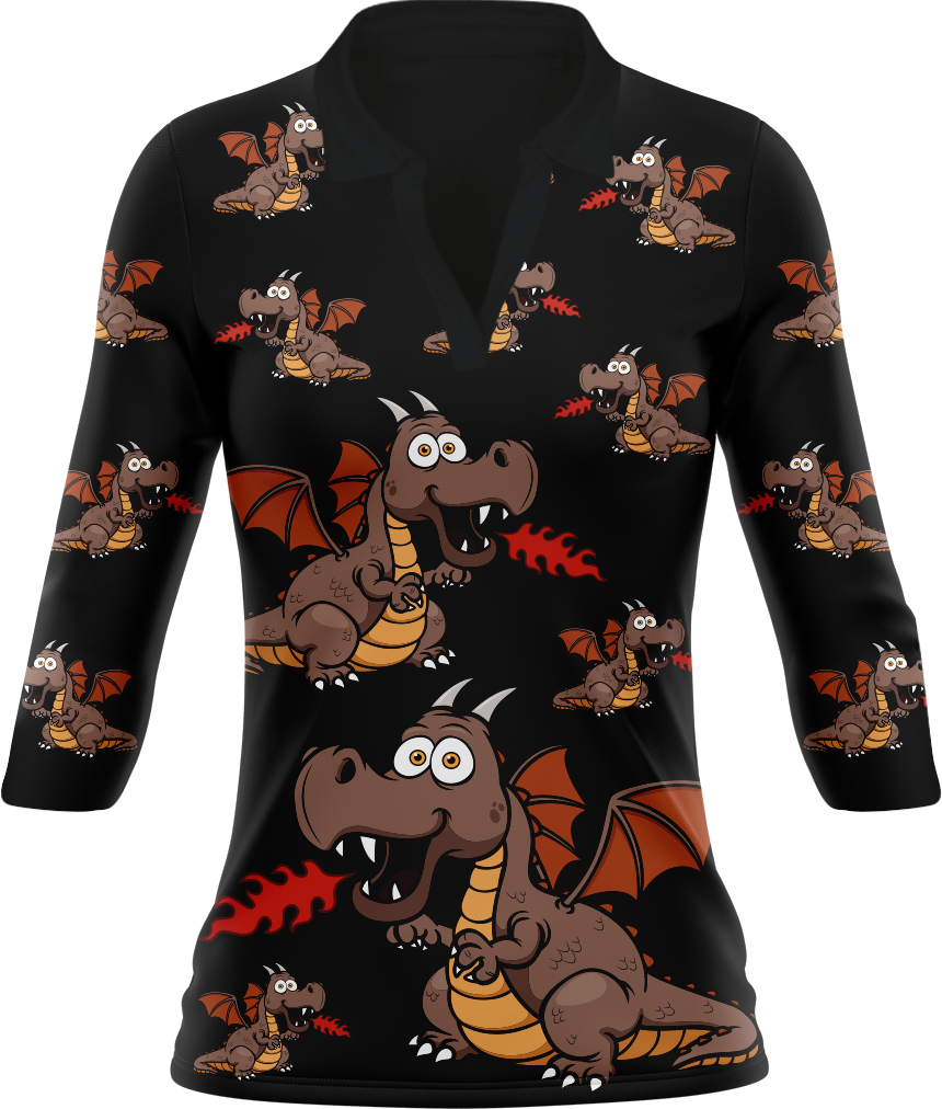 Dopey Dragon Women's Polo