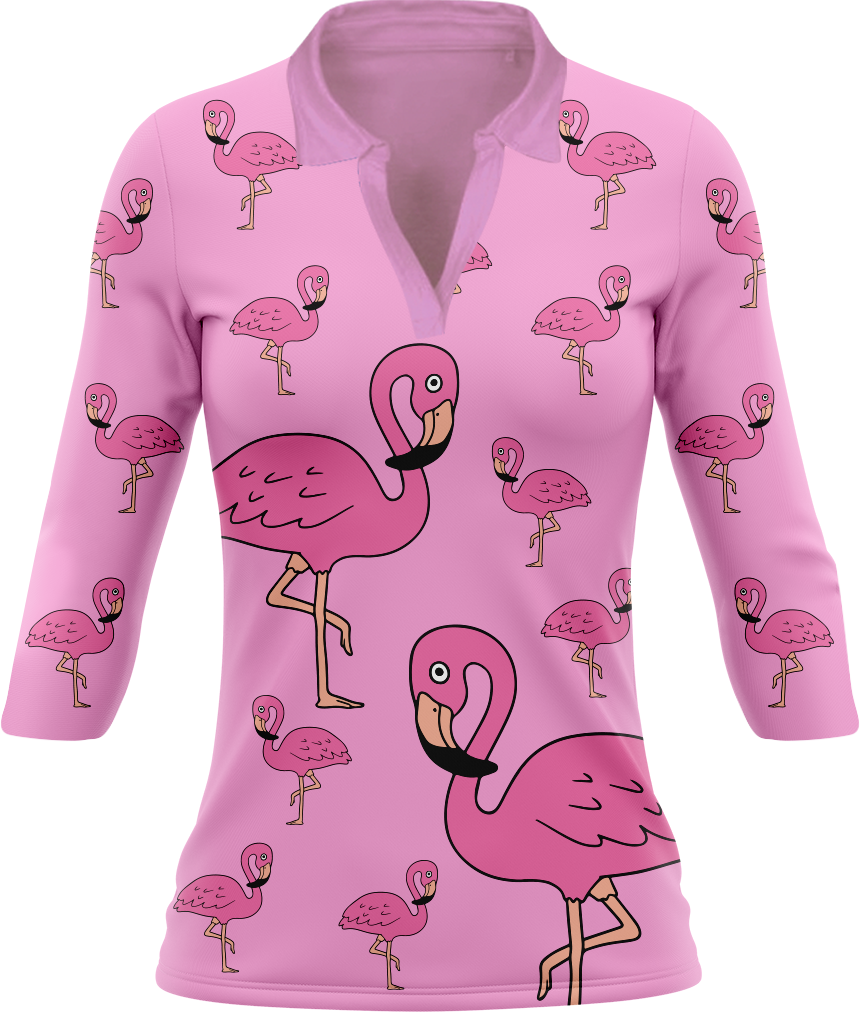 Flamingo Women's Polo
