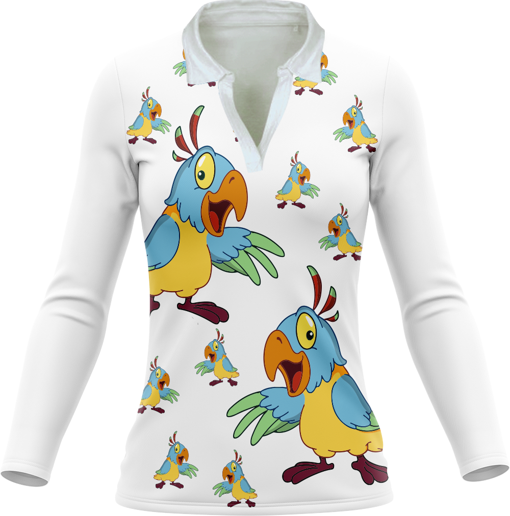 Psycho Parrot Women's Polo