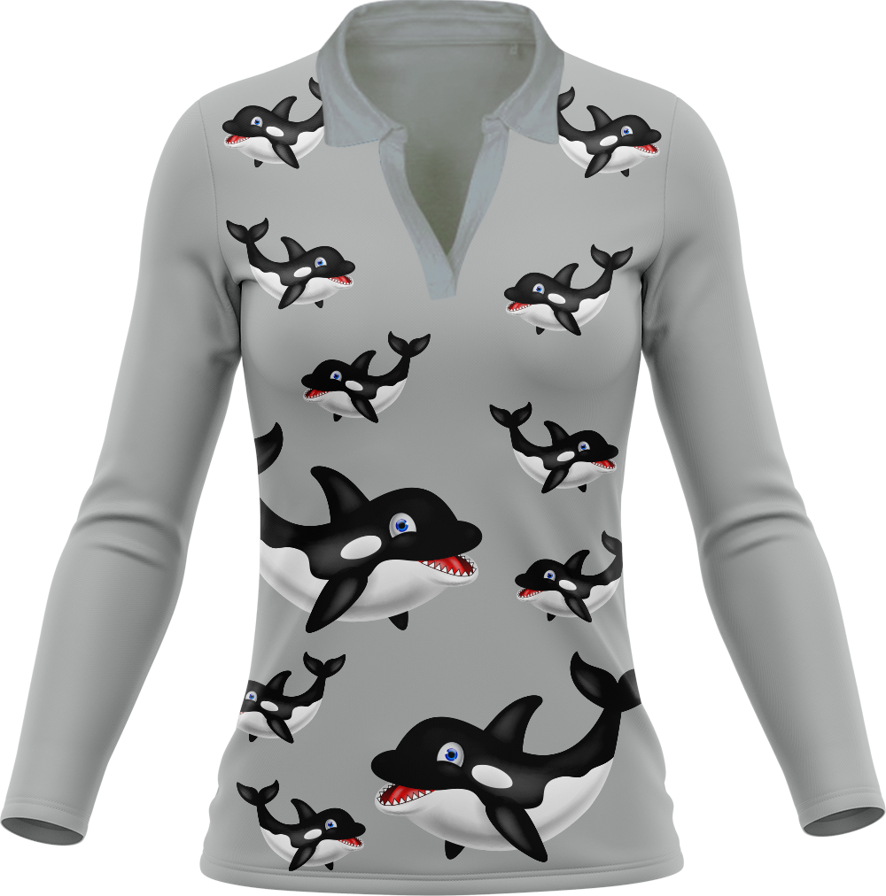 Orca Whale Women's Polo