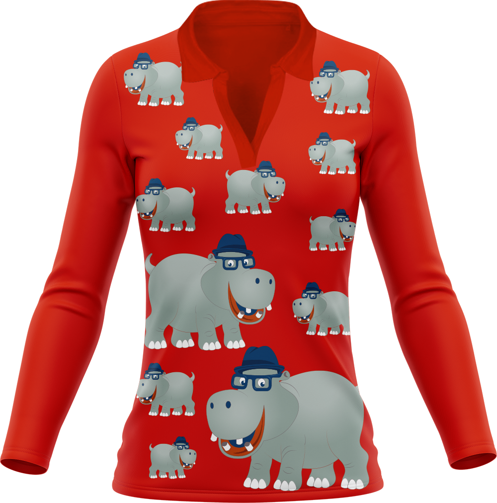Hungry Hippo Women's Polo