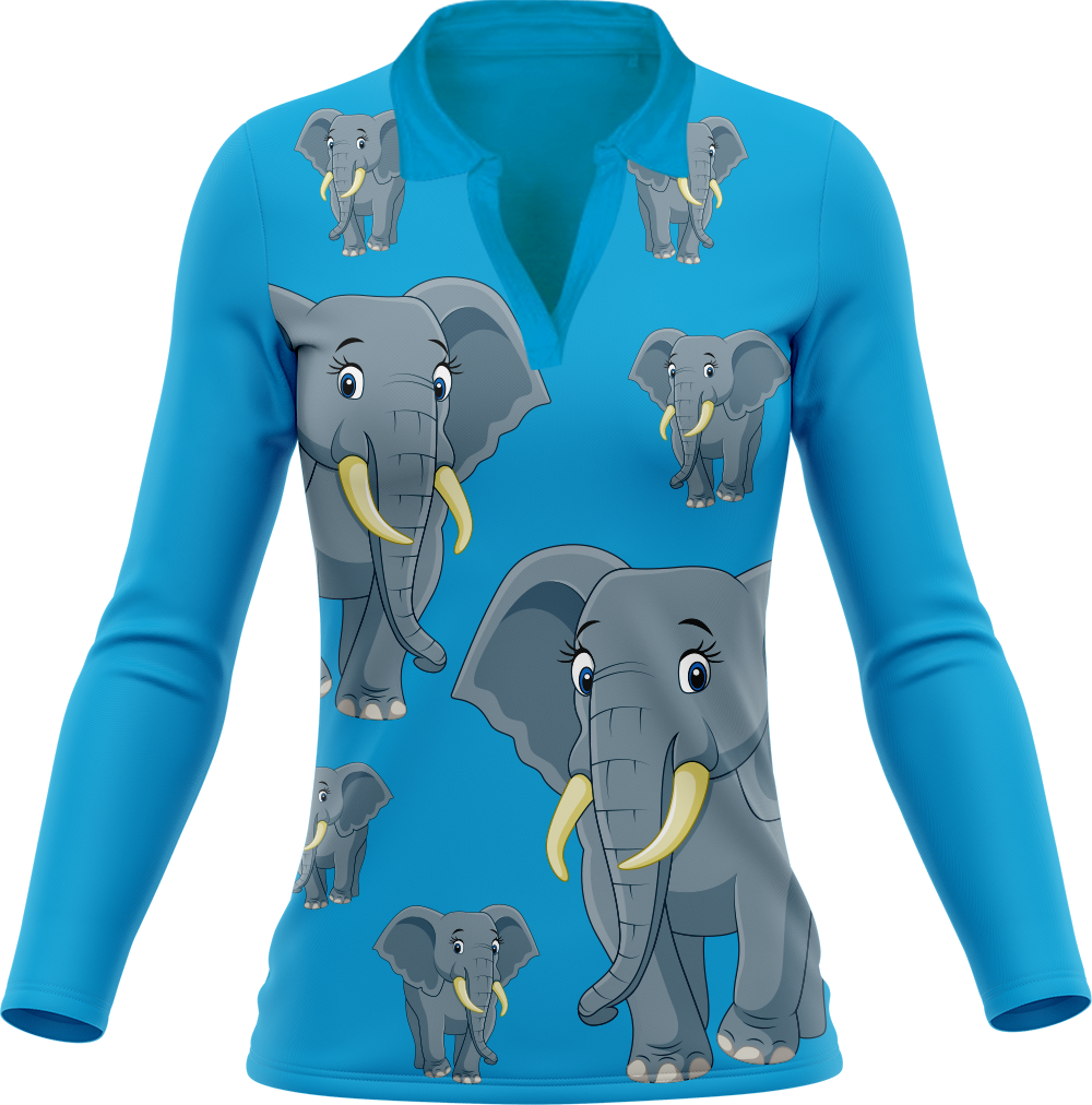 Ellie Elephant Women's Polo