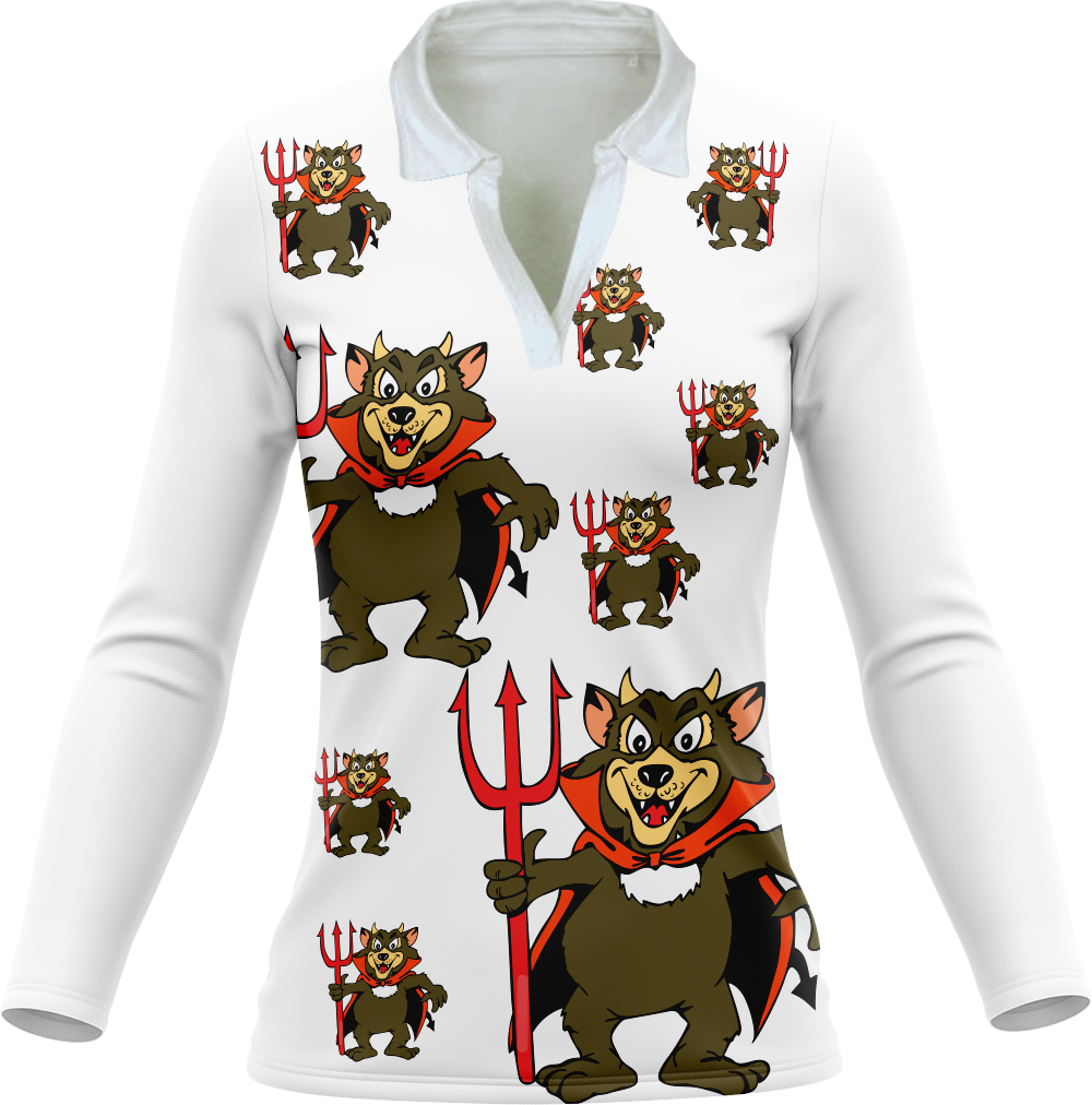 Devil Wears Fungear Women's Polo