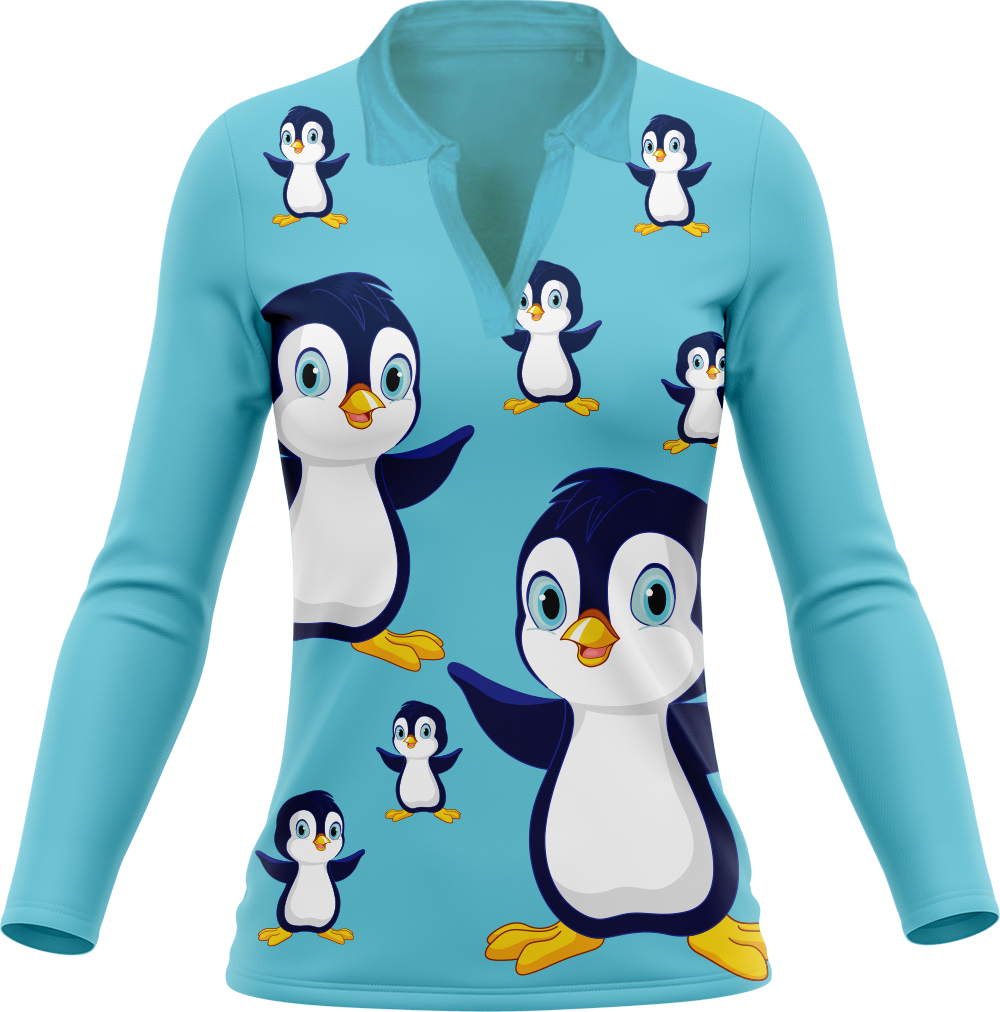 Pranksta Penguin Women's Polo