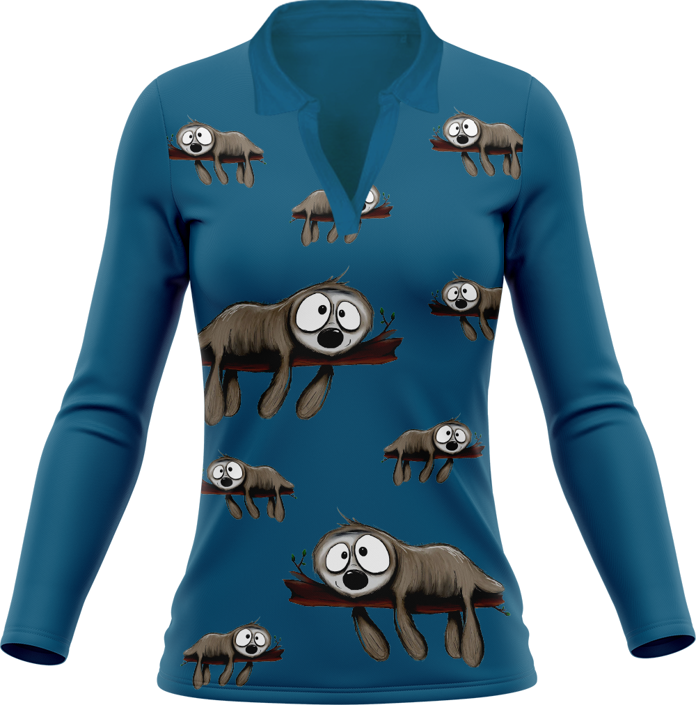 Snoozy Sloth Women's Polo