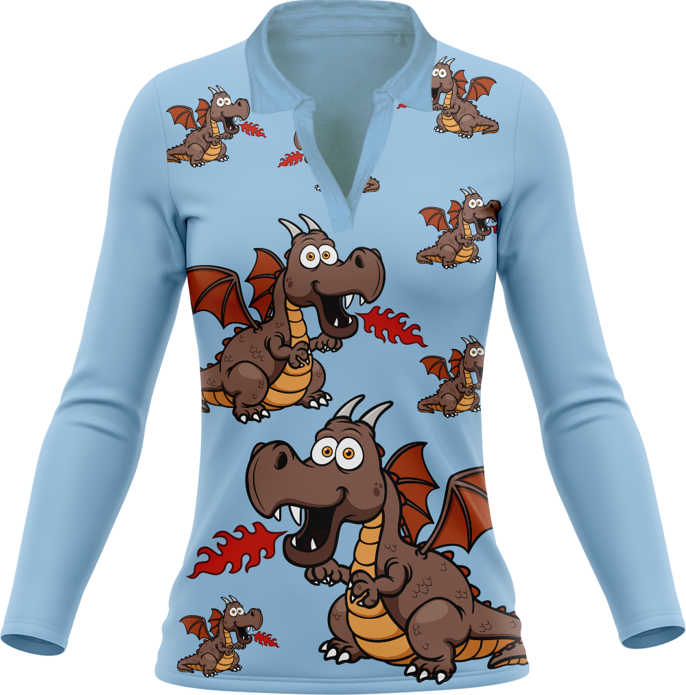 Dopey Dragon Women's Polo