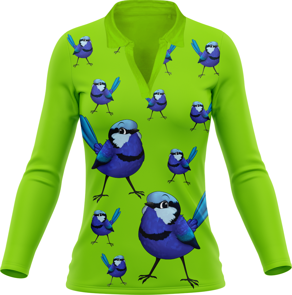 Blue Wren Women's Polo
