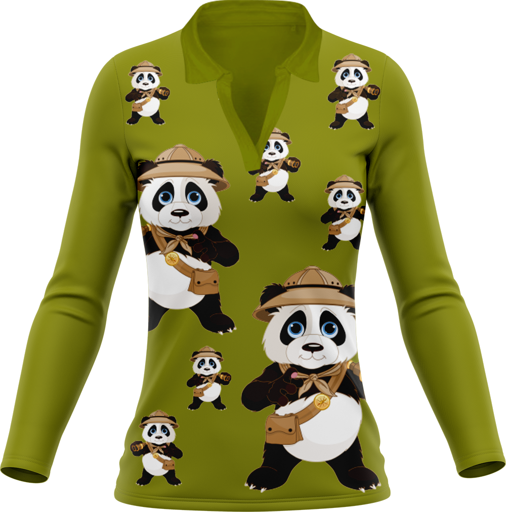 Explorer Panda Women's Polo