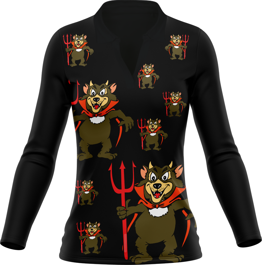 Devil Wears Fungear Women's Polo