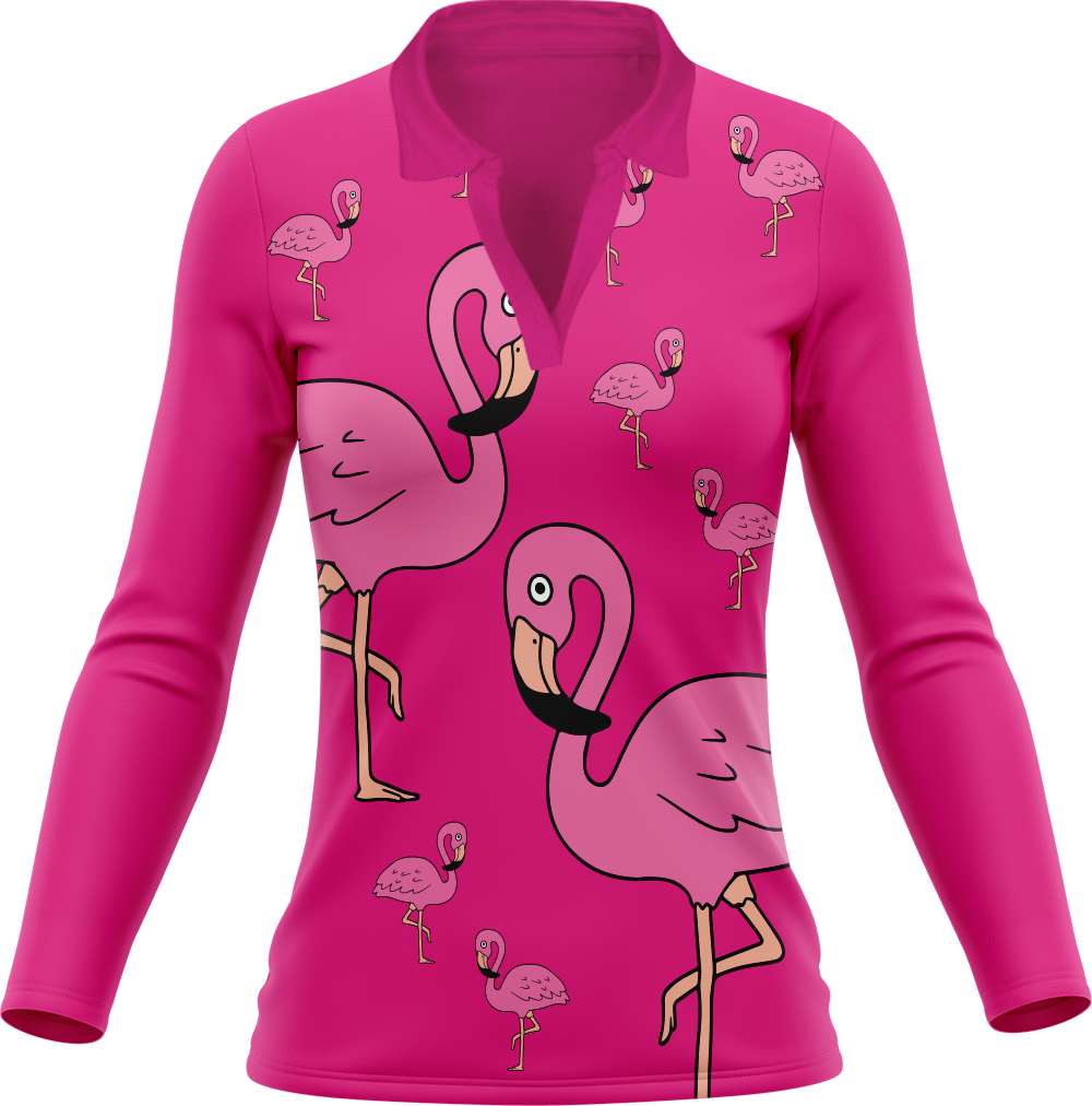 Flamingo Women's Polo