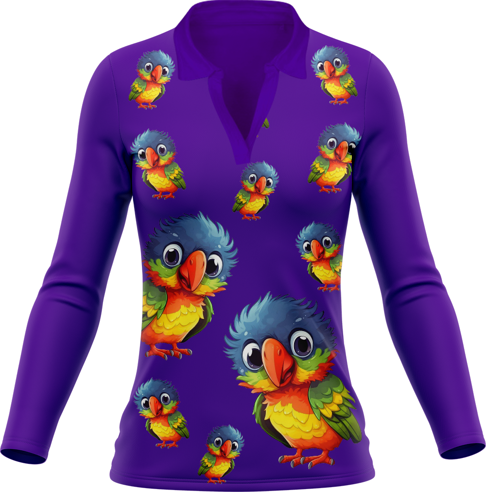 Rainbow Lorikeet Women's Polo