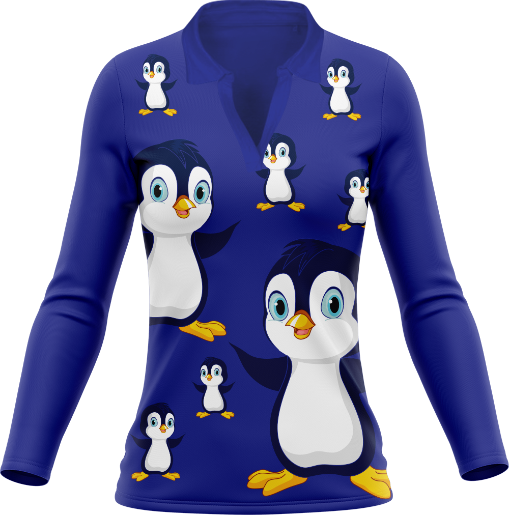 Pranksta Penguin Women's Polo