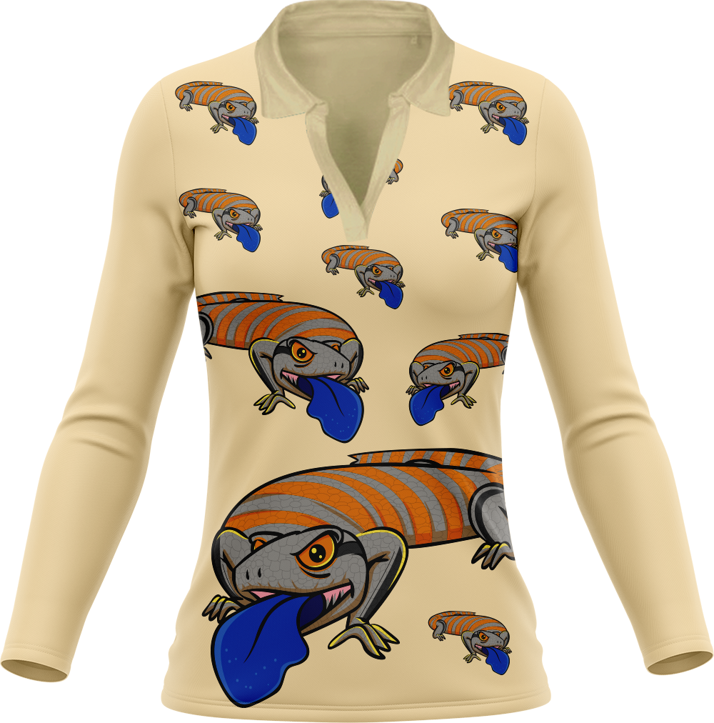 Bluey Lizard Women's Polo
