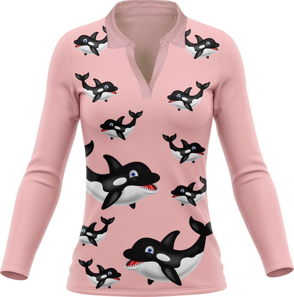 Orca Whale Women's Polo