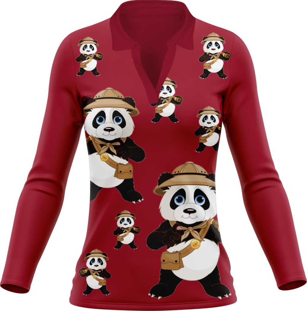Explorer Panda Women's Polo