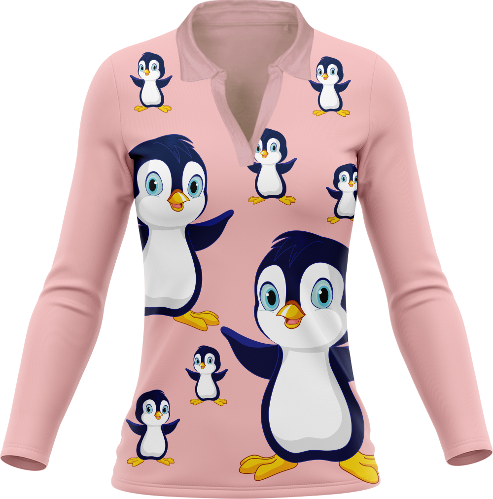 Pranksta Penguin Women's Polo