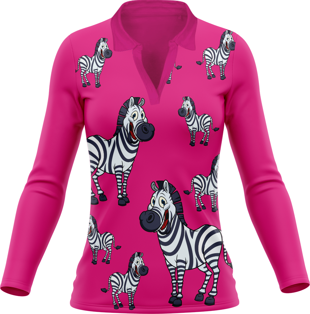 Ziva Zebra Women's Polo