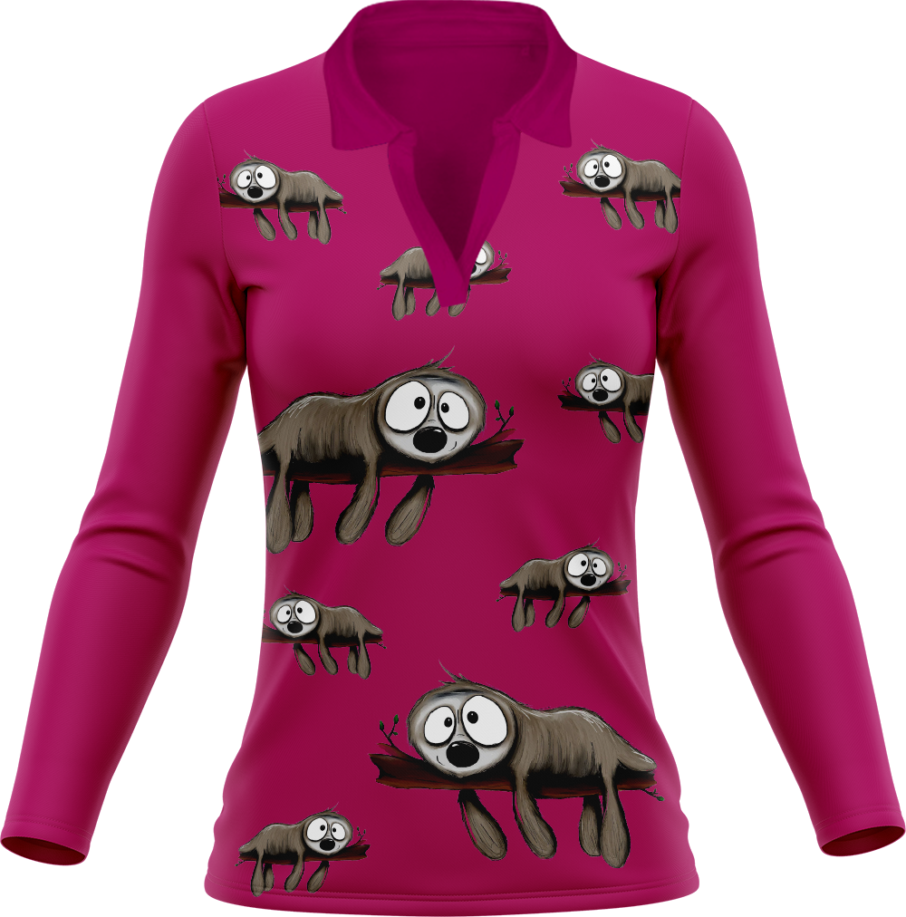 Snoozy Sloth Women's Polo