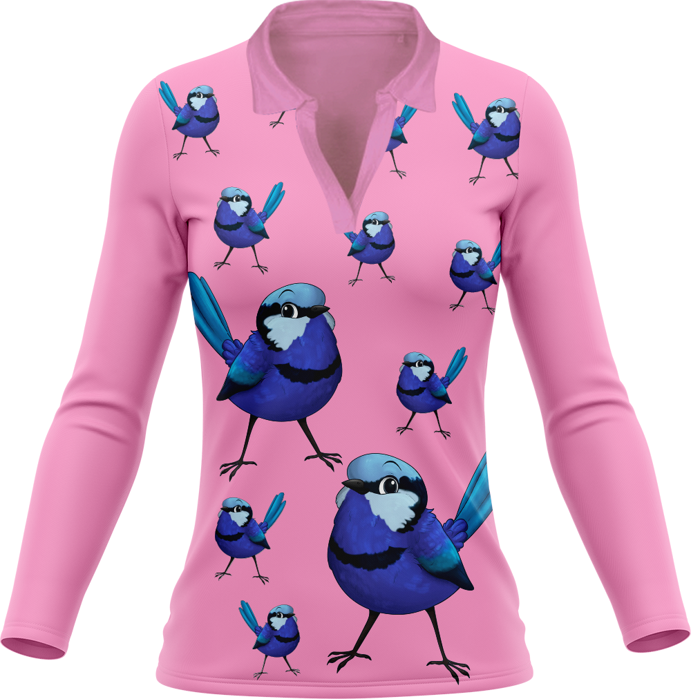 Blue Wren Women's Polo