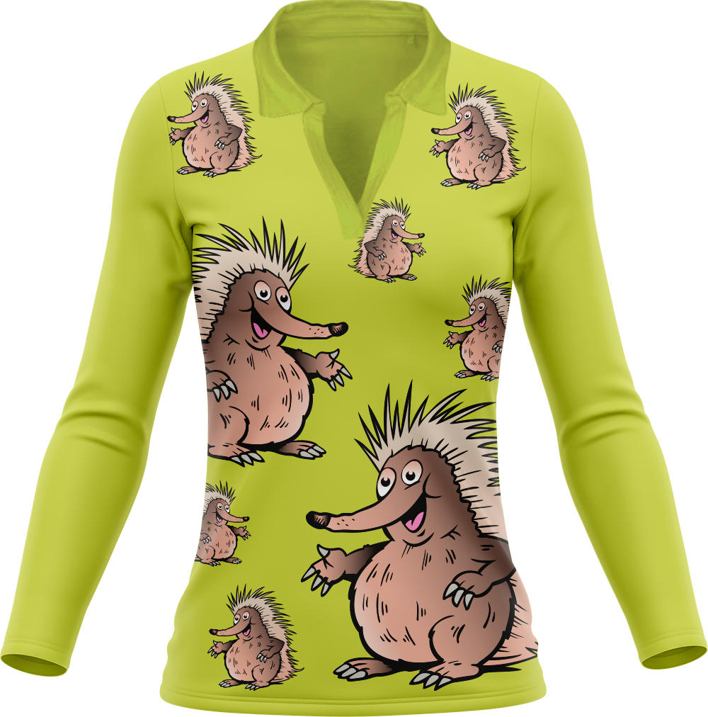 Spunky Echidna Women's Polo