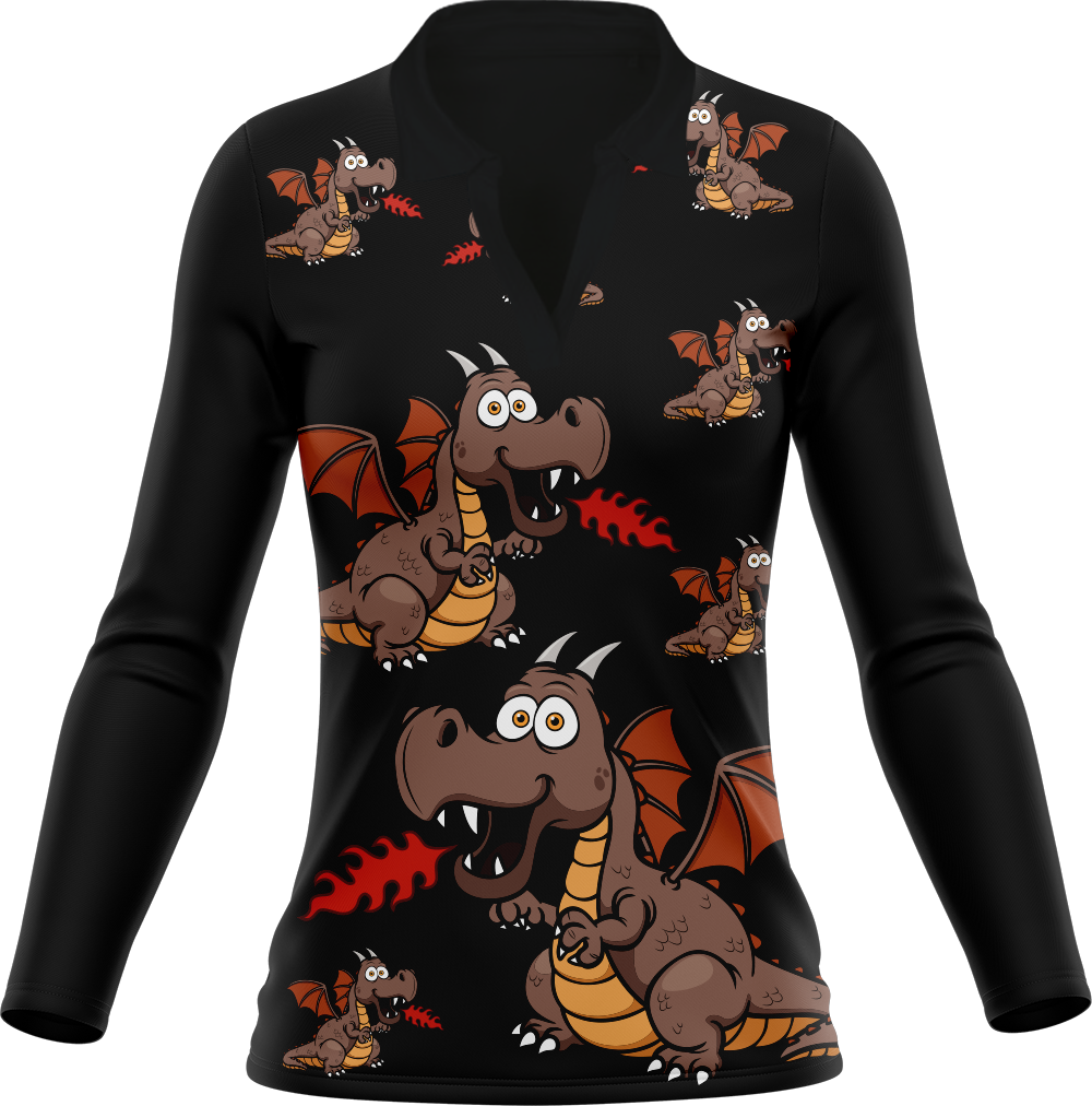 Dopey Dragon Women's Polo