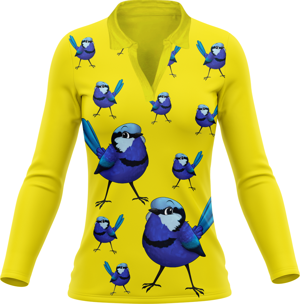Blue Wren Women's Polo