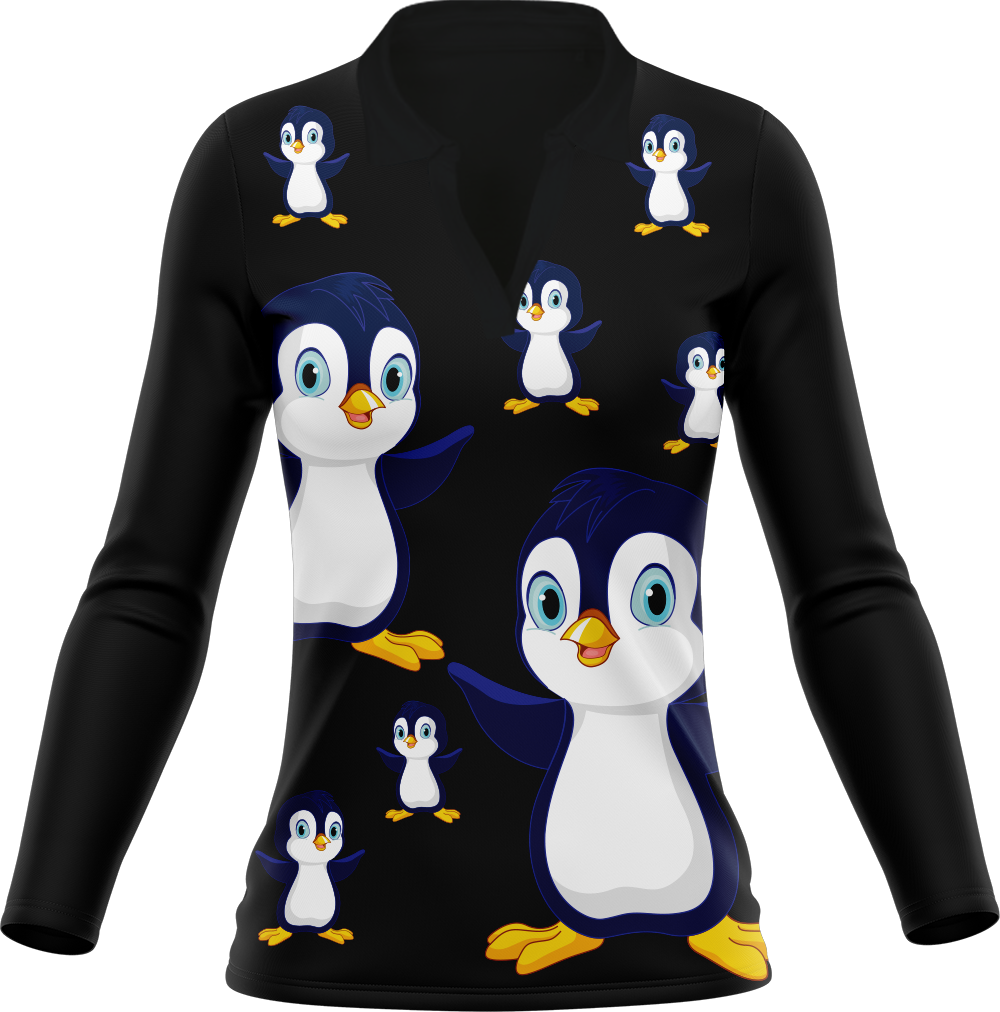 Pranksta Penguin Women's Polo