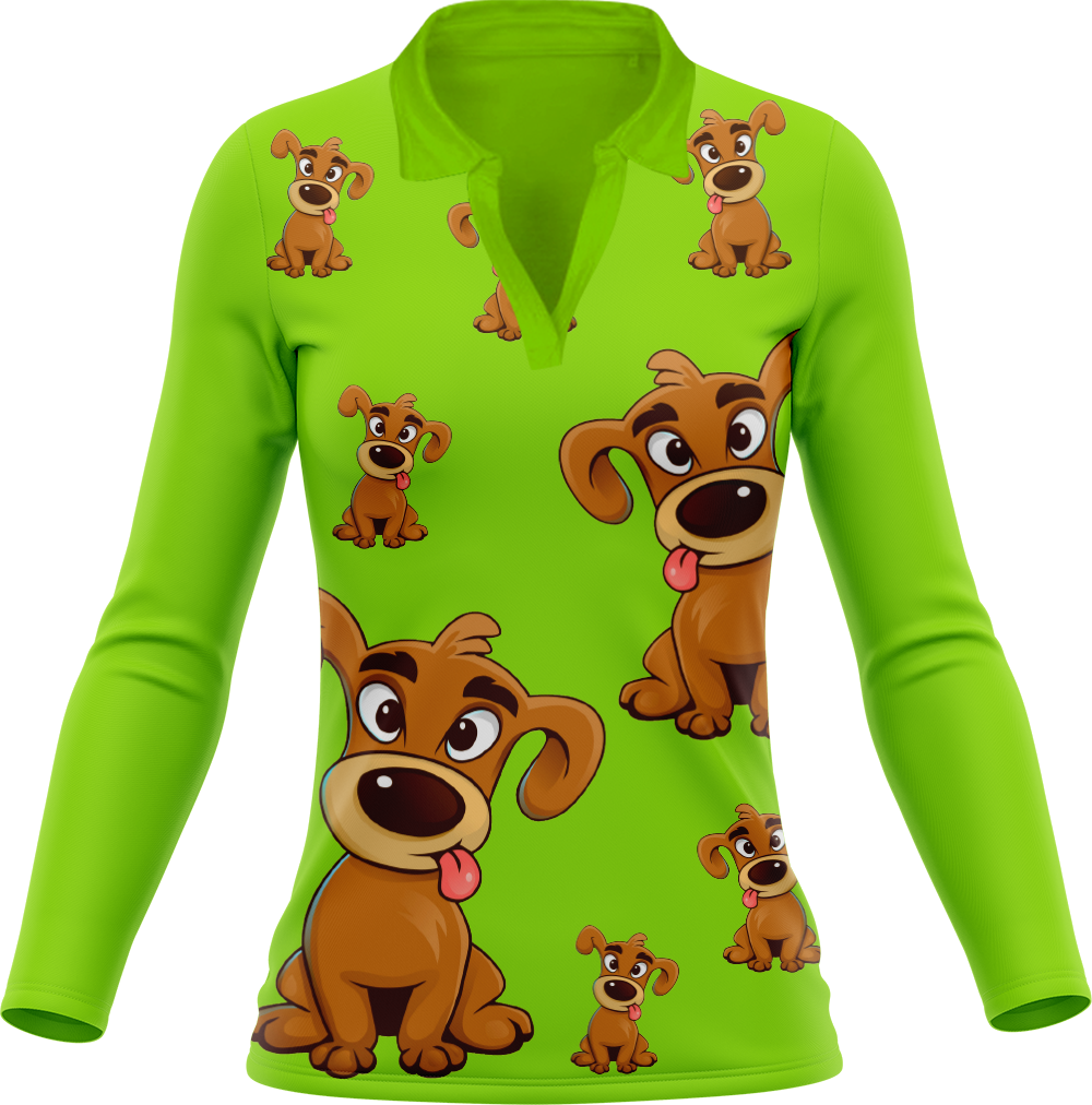 Goofy Woofy (Dog) Women's Polo