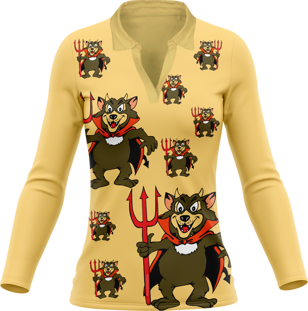 Devil Wears Fungear Women's Polo