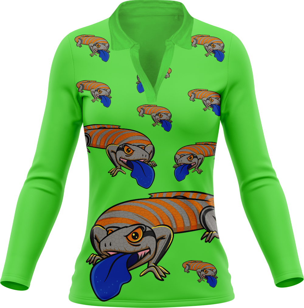 Bluey Lizard Women's Polo
