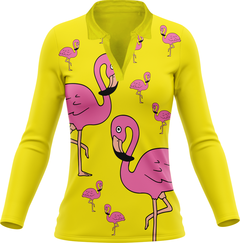 Flamingo Women's Polo