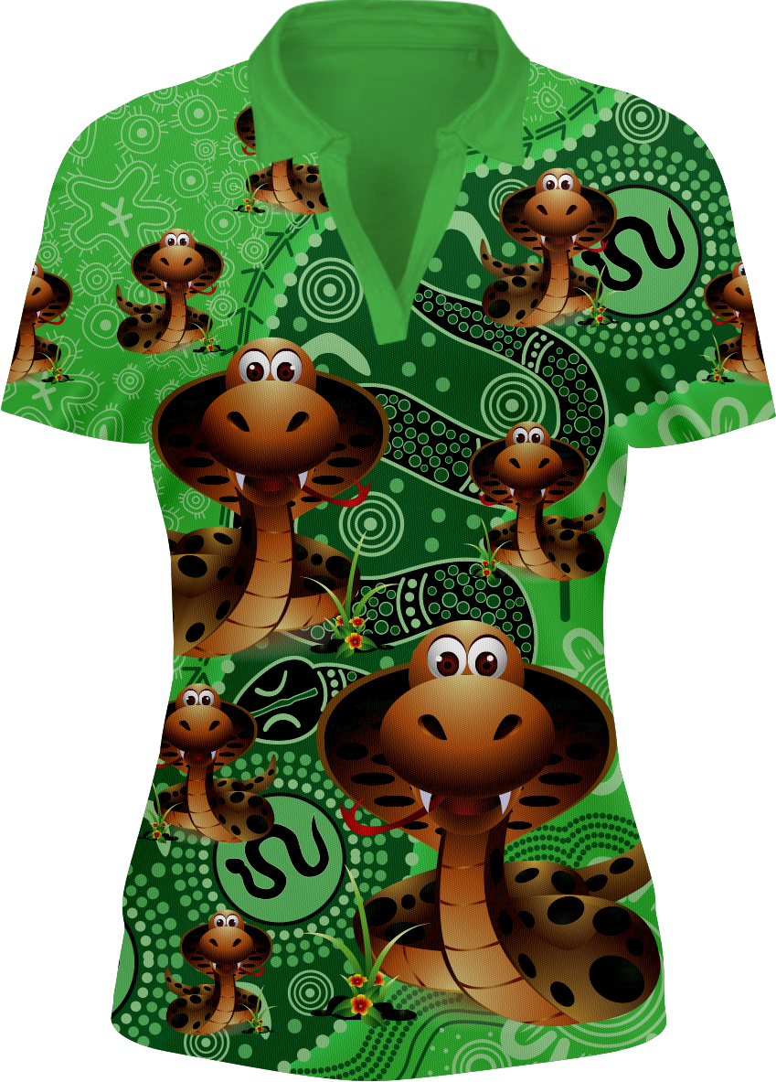 Cobra Indigenous Design Women's Short Sleeve Polo