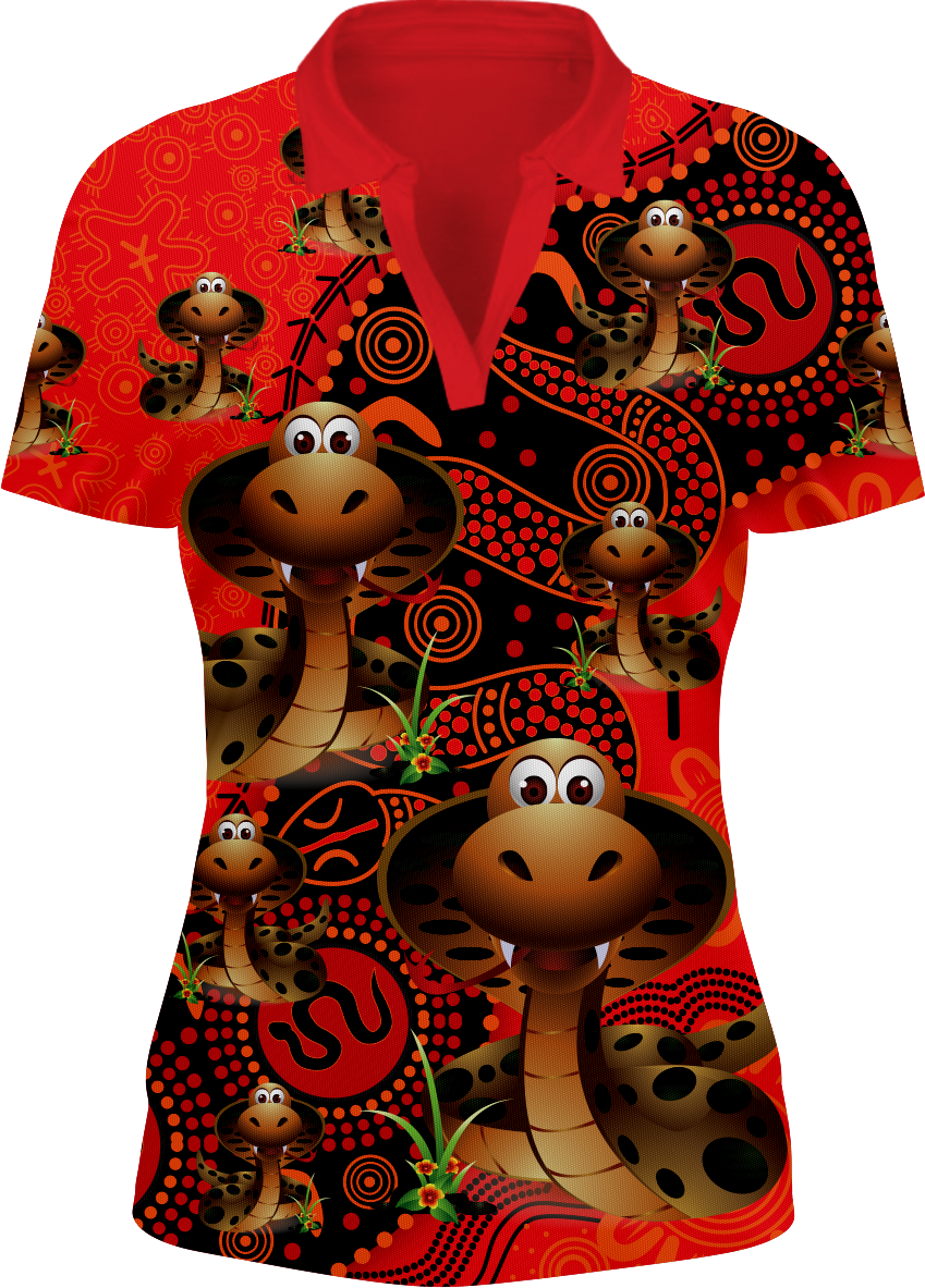 Cobra Indigenous Design Women's Short Sleeve Polo