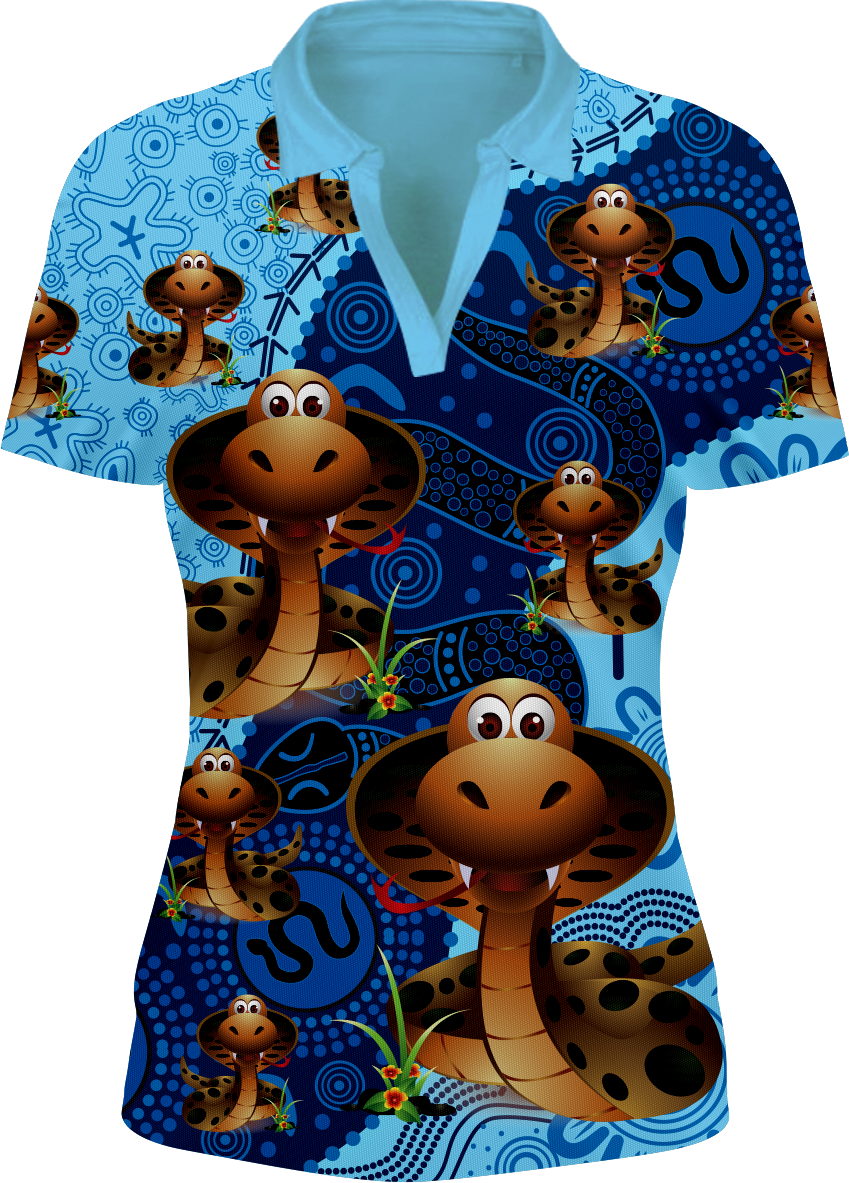 Cobra Indigenous Design Women's Short Sleeve Polo