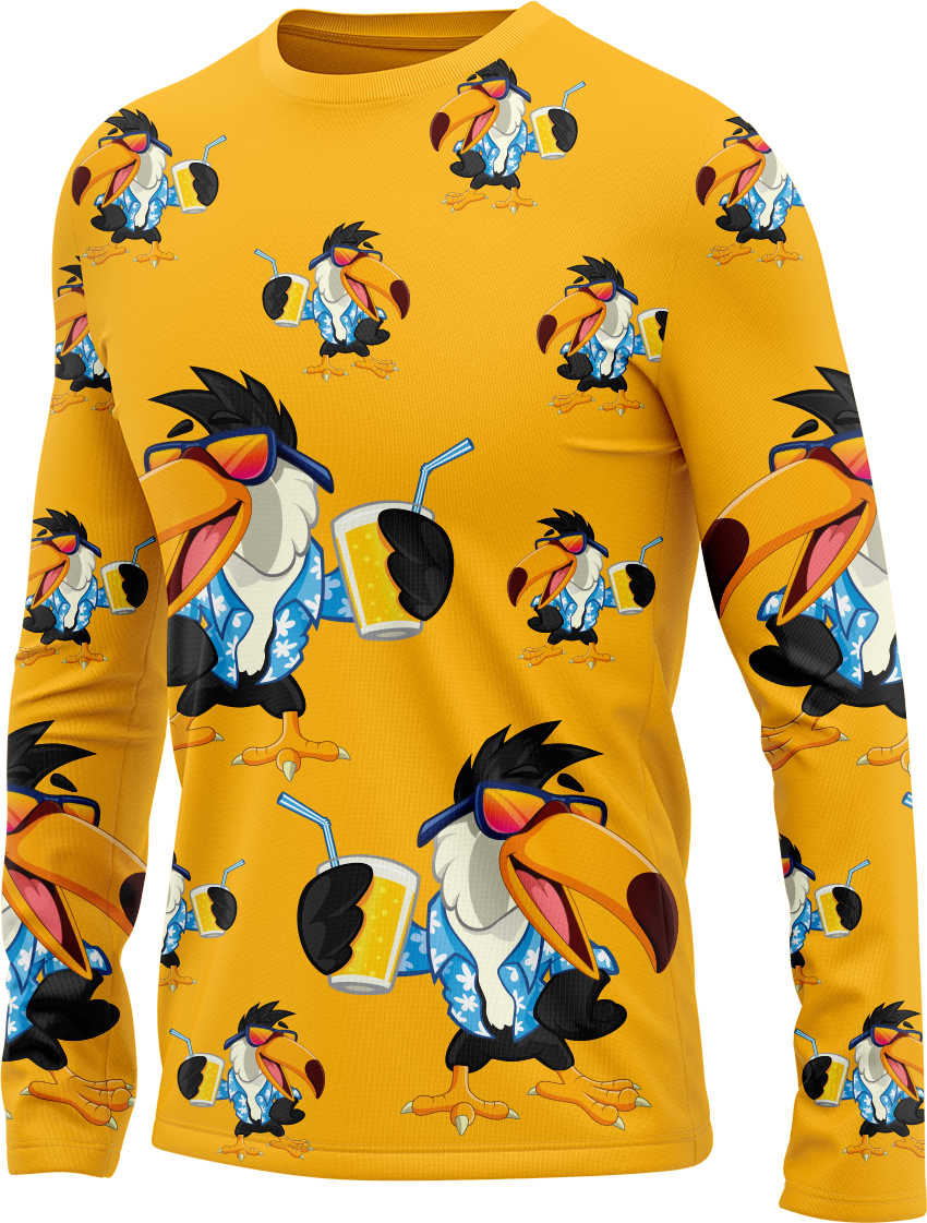 Trendy Toucan Rash Shirt Long Sleeve