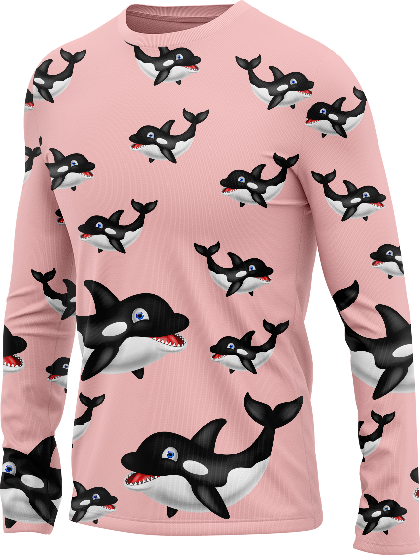 Orca Whale Rash Shirt Long Sleeve