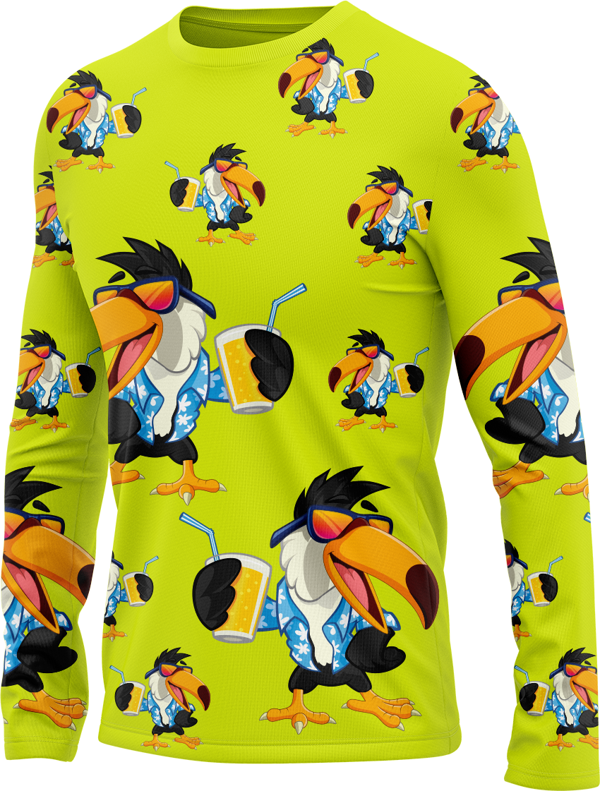 Trendy Toucan Rash Shirt Long Sleeve