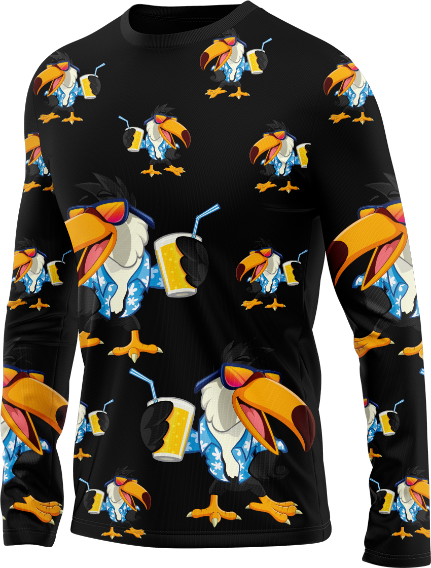 Trendy Toucan Rash Shirt Long Sleeve