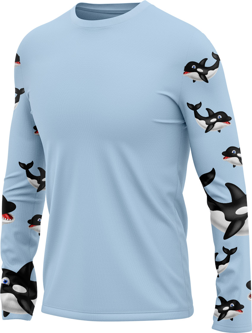 Orca Whale Rash Shirt Long Sleeve
