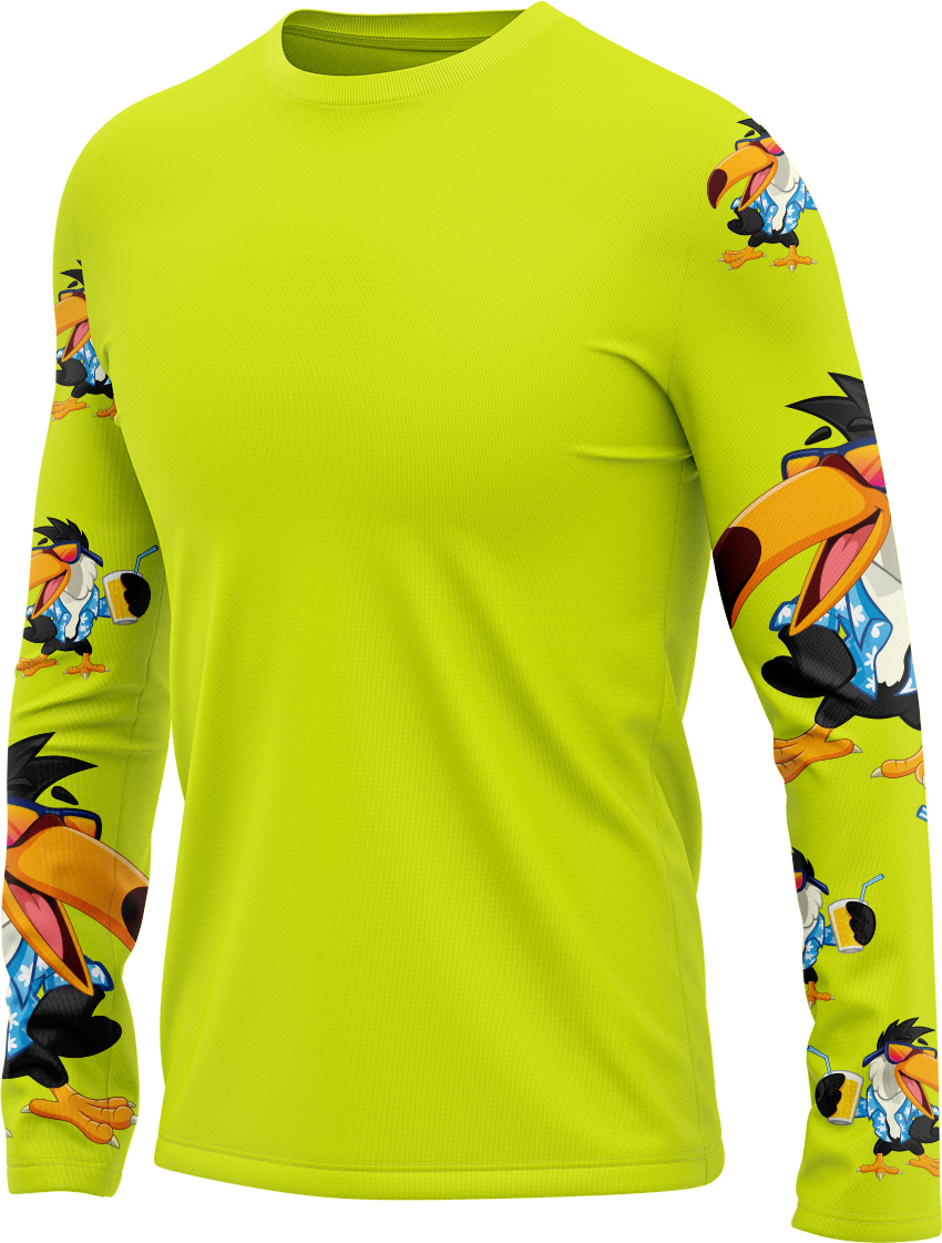 Trendy Toucan Rash Shirt Long Sleeve