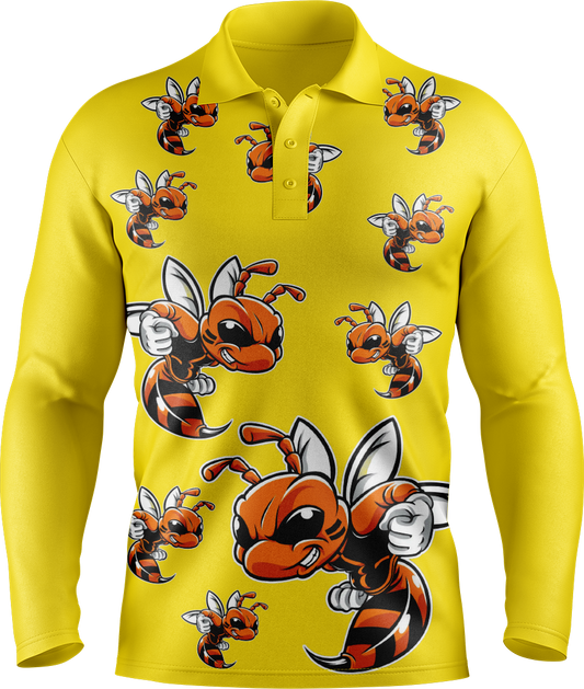 Chinchilla Long Sleeve Polo