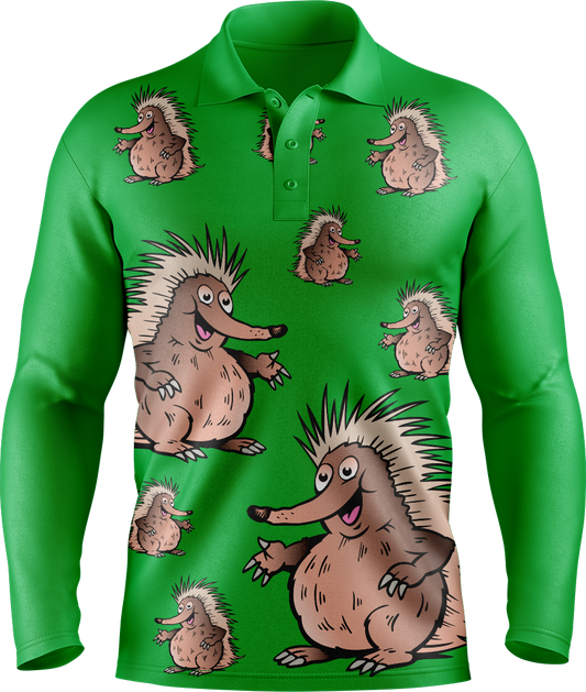 Chinchilla Echinda Long Sleeve Polo