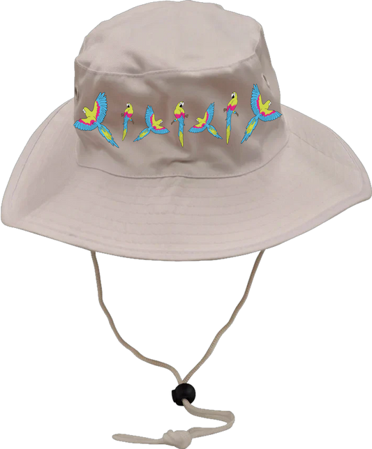Majestic Macaw Wide Brim Hat