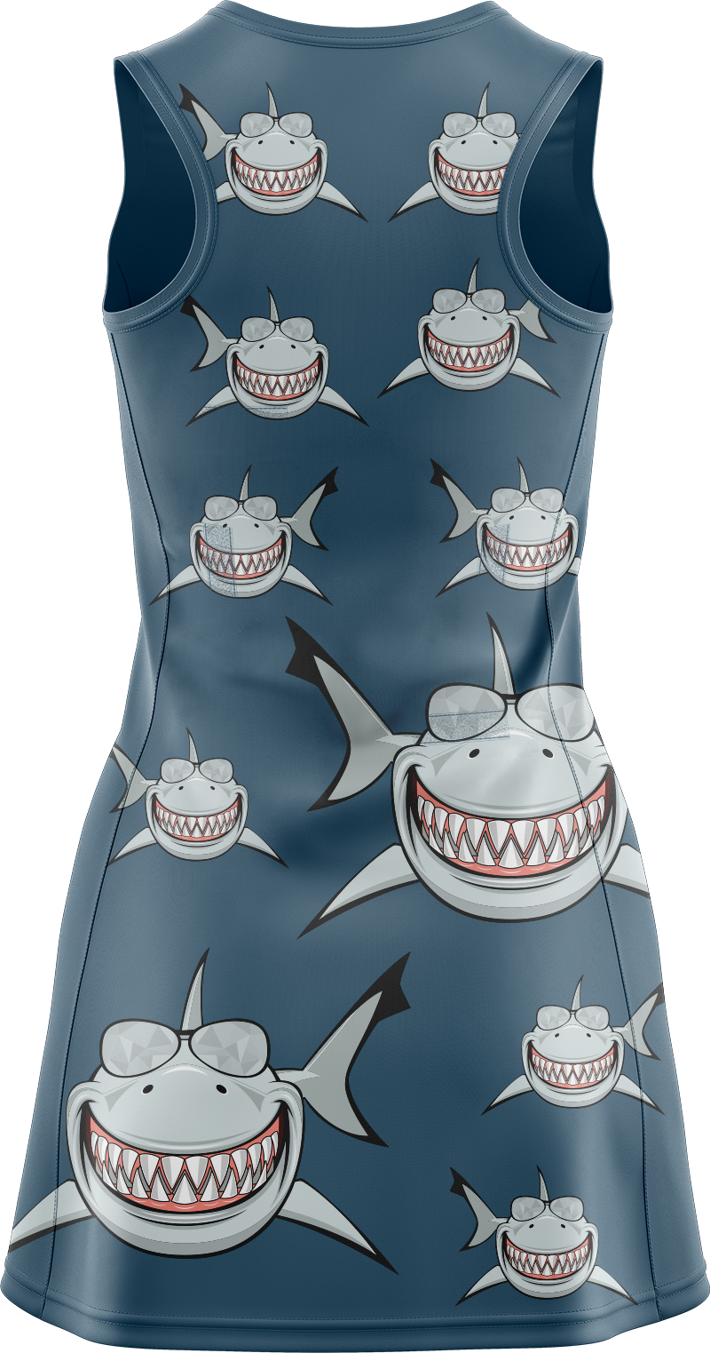 Snazzy Shark Ladies Mini Dress