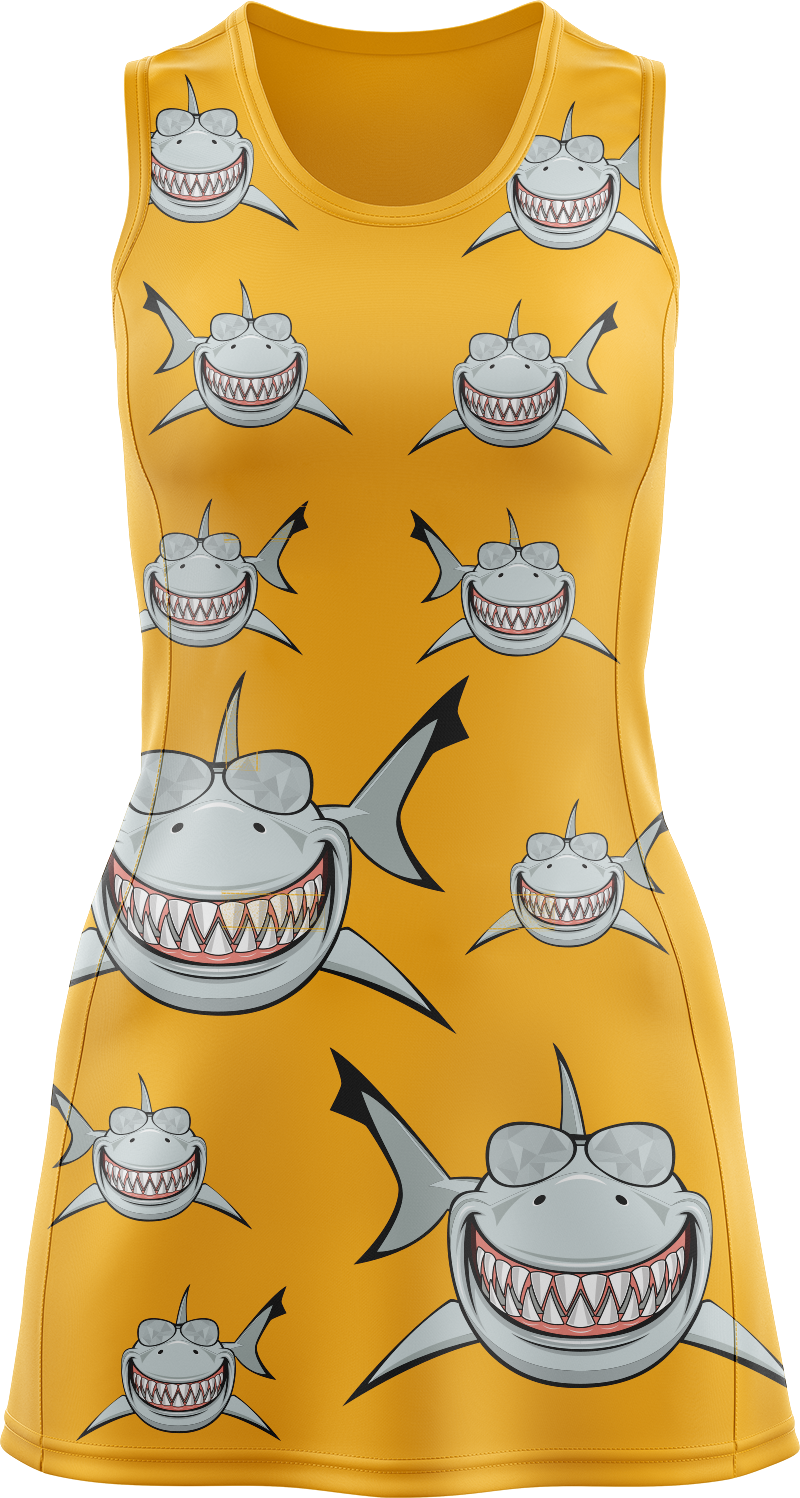Snazzy Shark Ladies Mini Dress