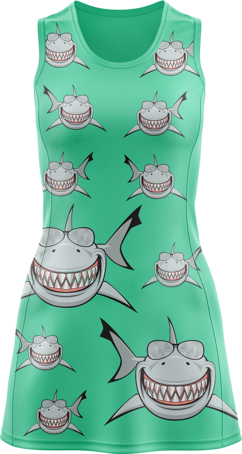 Snazzy Shark Ladies Mini Dress
