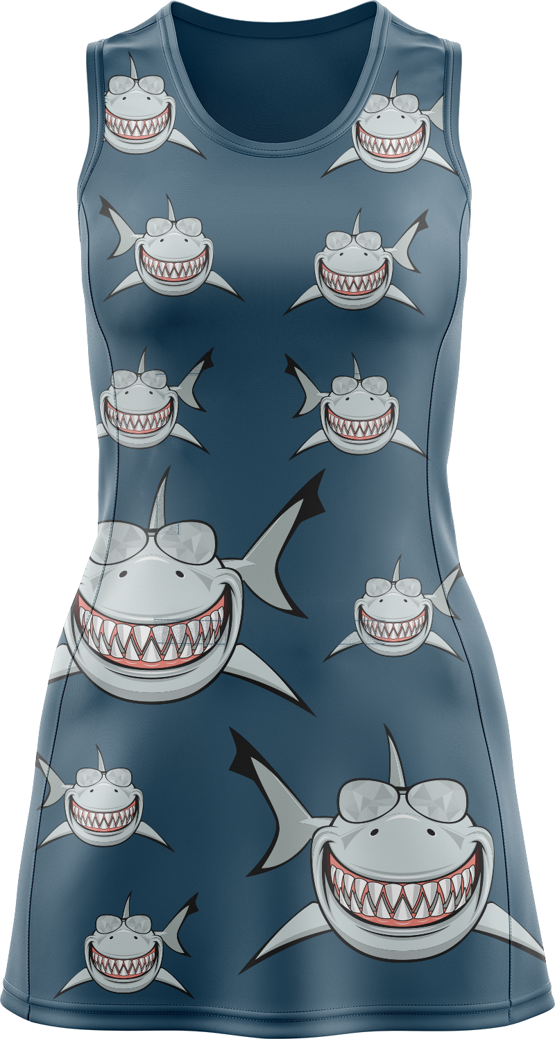 Snazzy Shark Ladies Mini Dress