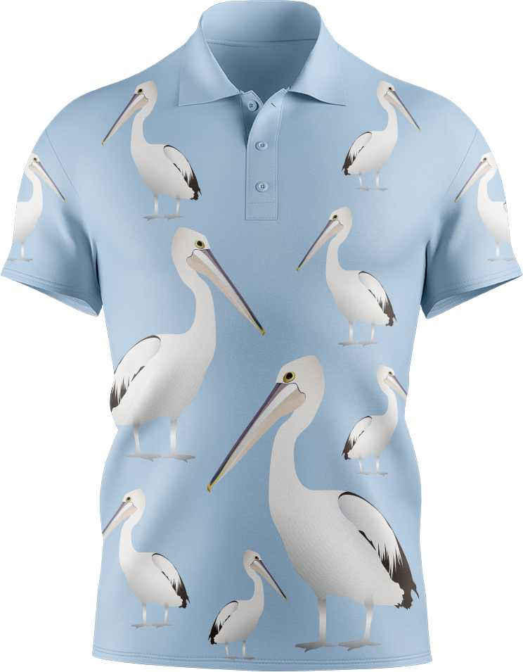Pesky Pelican Men's Polo