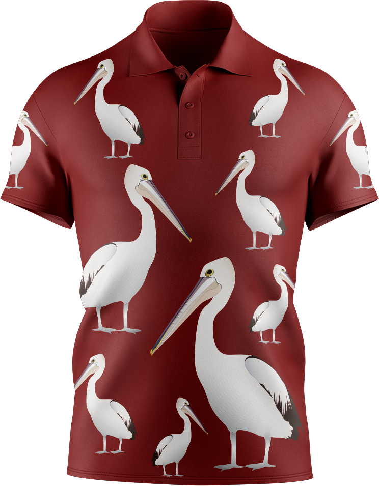 Pesky Pelican Men's Polo