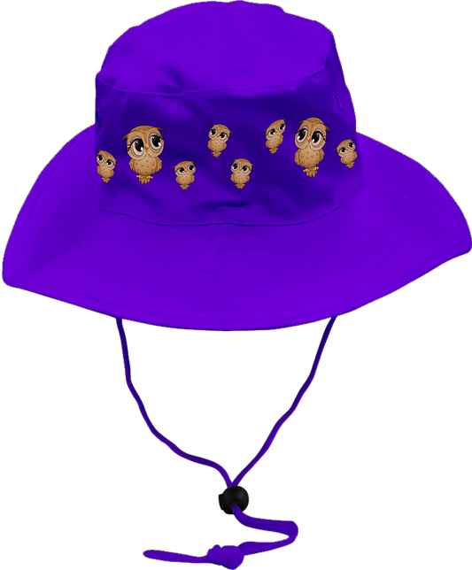 Owl Wide Brim Hat